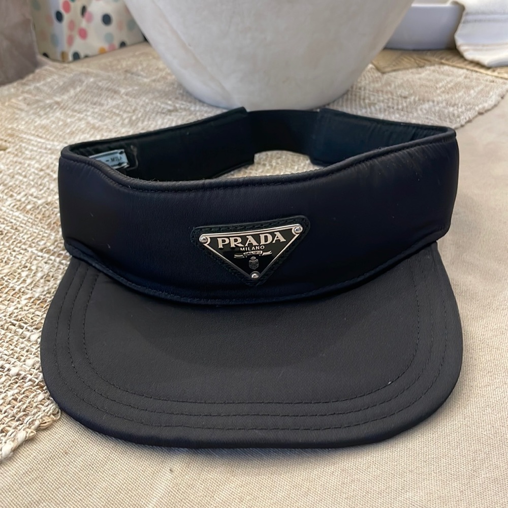 Lightly worn Prada visor hat